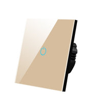 Wall Touch Switch 220V EU Standard Tempered-Light Switches-Golonzo