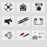 Quadcopter With Camera 1080P WIFI Real Time Video Altitude-Remote Control Helicopters-Golonzo