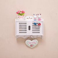 Home Wall Shelf Entrance Wall Hanging Key Storage Holder-Storage Holders & Racks-Golonzo