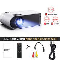 Mini Projector Portable WiFi Android 6.0 Home Cinema for 1080P Video-Projectors-Golonzo