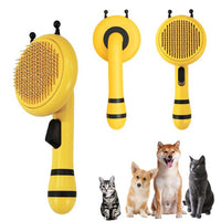 Pumpkin Pet Brush, Self Cleaning Slicker Brush for Grooming-Pet Combs & Brushes-Golonzo