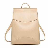 Youth Leather Fashion Women Backpack-Backpacks-Golonzo