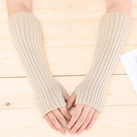 Wrist Sleeves Fingerless Mittens Gloves-Gloves & Mittens-Golonzo