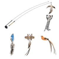Simulation Bird Interactive Cat Toy Stick-Cat Toys-Golonzo