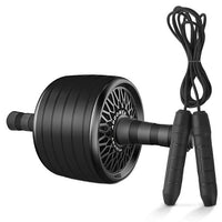 Roller&Jump Rope No Noise Abdominal Wheel with Mat For Arm Waist Leg Exercise-Exercise & Fitness-Golonzo