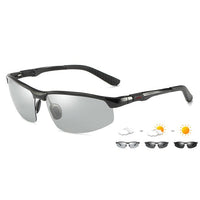 Photochromic Polarized Chameleon Sunglasses - Male Change Color Sunglasses-Sunglasses-Golonzo