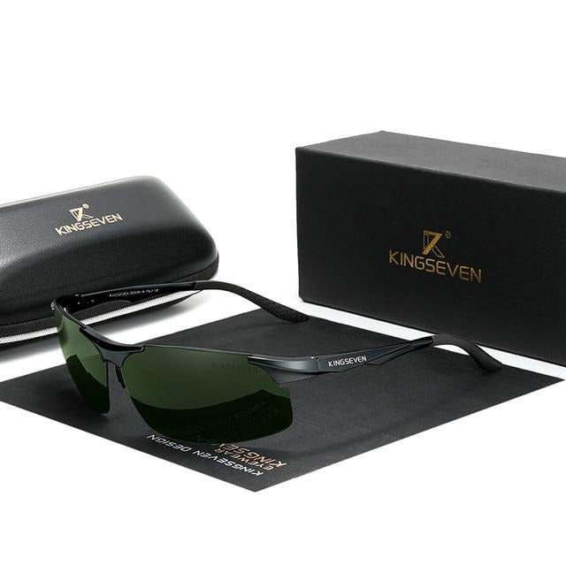 Polarized Men Aluminum Driving Sunglasses-Sunglasses-Golonzo