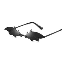Fashion Rimless Sunglasses Bat Shaped-Sunglasses-Golonzo