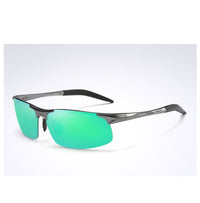 Retro Driving Polarized Sunglasses Aluminum Magnesium Frame-Sunglasses-Golonzo