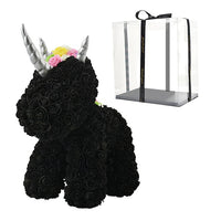 Rabbit Dog Panda Unicorn Teddy Bear Rose Soap Foam Flower Artificial-gift box-Golonzo