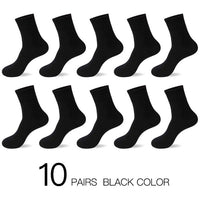 10 Pairs / Lot Men's Breathable Cotton Socks -US size(7-12)-Socks-Golonzo