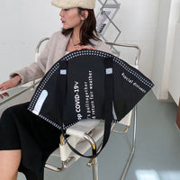 Fashion Shopping Bag - Covid-19 Mask Design-Shopping Bags-Golonzo
