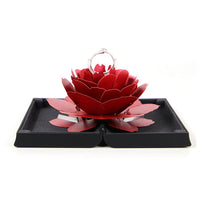 Pop Up Rose Flower Rings Box - Surprise Jewelry Storage Holder-ring-Golonzo