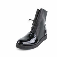 Women Sexy Ankle Boots - Female Fashion Patent PU Leather Shoes-Women Shoes-Golonzo