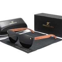 Natural Bubinga Wooden Polarized Sunglasses-Sunglasses-Golonzo