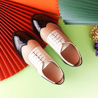 Leather Oxford Shoes Loafers for Women-Shoes-Golonzo