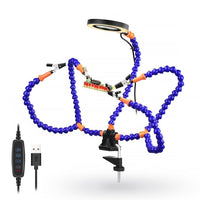 Table Clamp Soldering Helping Hands - Magnifier Welding Repair Tool-Magnifiers-Golonzo