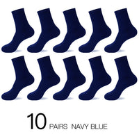 10 Pairs / Lot Men's Breathable Cotton Socks -US size(7-12)-Socks-Golonzo