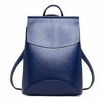 Youth Leather Fashion Women Backpack-Backpacks-Golonzo