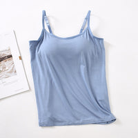 Women Camisole With Built-in Bra-Bras-Golonzo