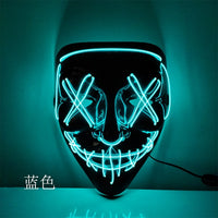 LED Halloween Mask Luminous Glow In The Dark-Masks-Golonzo