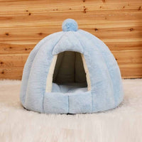 Plush Cat Cave Bed - Pudding Style-Cat Bed-Golonzo