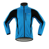 Winter Warm Up Thermal Fleece Cycling Long Jersey Jacket Windproof Waterproof-Bicycle Jerseys-Golonzo