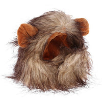 Funny Cute Pet Cat Costume Lion Mane Wig Cap Hat-Cat Supplies-Golonzo