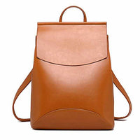 Youth Leather Fashion Women Backpack-Backpacks-Golonzo