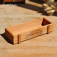 Wooden Table Container Organizer Home Decor-Storage Holders & Racks-Golonzo