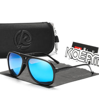 Full-rim Pilot Photochromic Polarized Sunglasses-Sunglasses-Golonzo