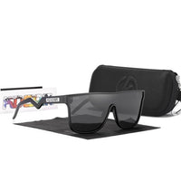 One Piece Polarized Sunglasses - Oversized Wide Vision Sunglass With Special Curved-Sunglasses-Golonzo