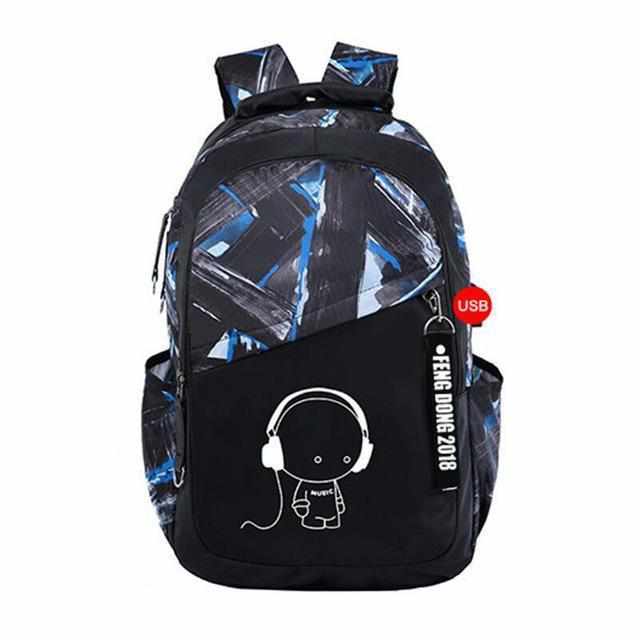 Waterproof School Bags - Large Backpack For Teenagers-School Bags-Golonzo