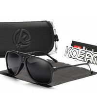 Full-rim Pilot Photochromic Polarized Sunglasses-Sunglasses-Golonzo