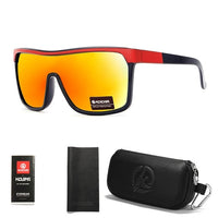 Sports One Piece Shaped Sunglasses - UV400 Sun Glasses With Carrying Case-Sunglasses-Golonzo