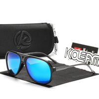 Full-rim Pilot Photochromic Polarized Sunglasses-Sunglasses-Golonzo