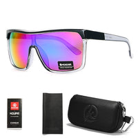 Sports One Piece Shaped Sunglasses - UV400 Sun Glasses With Carrying Case-Sunglasses-Golonzo