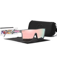 One Piece Polarized Sunglasses - Oversized Wide Vision Sunglass With Special Curved-Sunglasses-Golonzo