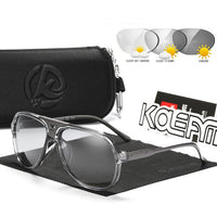 Full-rim Pilot Photochromic Polarized Sunglasses-Sunglasses-Golonzo