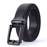 Luxury Automatic Alloy Buckle Leather Belt Business Male-Belts-Golonzo