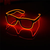 LED Flashing Glasses Glowing for Party-LED Glasses-Golonzo