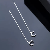 Shiny Alphabet Earrings-Earrings-Golonzo