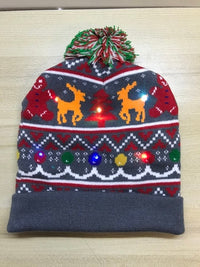 Christmas Theme LED Beanies-Hats-Golonzo