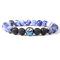 12 Zodiac Signs Charm Natural Stone Beads Bracelets-Bracelets-Golonzo
