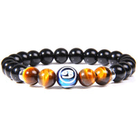 12 Zodiac Signs Charm Natural Stone Beads Bracelets-Bracelets-Golonzo