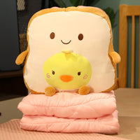 40x40cm Lovely Bread Plush Pillow-Home-Golonzo