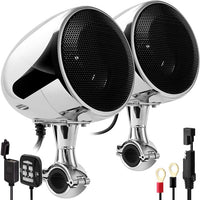 Motorcycle Stereo Bluetooth Speakers with 300W in Amplifier and USB-Audio-Golonzo