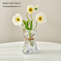 Glass Vase = Home Decoration l Dried Flower Vase-Decorative Jars-Golonzo