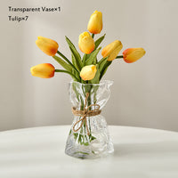 Glass Vase = Home Decoration l Dried Flower Vase-Decorative Jars-Golonzo