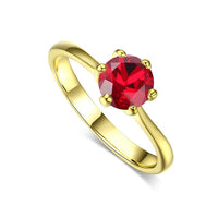 Wedding/Engagement rings For Women White/Rose Gold Color-ring-Golonzo